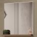 Conjunto Para Banheiro Gabinete Lavatório e Espelheira Cesana 50cm B06 Branco Carvalho - Lyam Decor