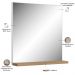 Conjunto Para Banheiro Gabinete Lavatório e Espelheira Cesana 50cm B06 Branco Carvalho - Lyam Decor