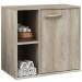 Conjunto Para Banheiro Gabinete Suspenso 60cm Com Cuba E Espelho Anne B06 Barrique - Lyam Decor