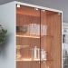 Cristaleira Para Sala De Jantar Com 02 Portas Martin C04 Off White Matte Freijó - Lyam