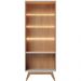 Cristaleira Para Sala De Jantar Com 02 Portas Martin C04 Off White Matte Freijó - Lyam