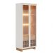 Cristaleira Para Sala De Jantar com Nicho Adega 02 Portas Malibu C04 Freijó Off White - Lyam Decor