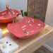 Cuba de Apoio Abaulada C01 Para Banheiro Lux L42 Rosa - Lyam Decor