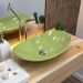 Cuba de Apoio Canoa C01 Para Banheiro Lux L45 Verde Acqua - Lyam Decor