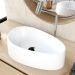 Cuba de Apoio Gota Para Banheiro Lavabo C01 BG43W Branco - Lyam