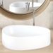Cuba de Apoio Gota Para Banheiro Lavabo C01 BG43W Branco - Lyam