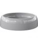 Cuba de Apoio Oval Para Banheiro Lavabo C01 Capri O39 Cinza - Lyam Decor