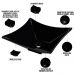 Cuba de Apoio Quadrada Lux Para Banheiro Lavabo C01 L30 Preto - Lyam Decor