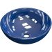 Cuba de Apoio Redonda C01 Para Banheiro R30W Azul Escuro - Lyam Decor