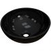 Cuba de Apoio Redonda C01 Para Banheiro R35W Preto Brilho - Lyam Decor