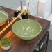 Cuba de Apoio Redonda C01 Para Banheiro R35W Verde Acqua - Lyam Decor