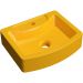 Cuba de Apoio Retangular C01 Para Banheiro RT41 Aria Amarelo - Lyam Decor