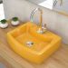 Cuba de Apoio Retangular C01 Para Banheiro RT41 Aria Amarelo - Lyam Decor