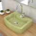 Cuba de Apoio Retangular C01 Para Banheiro RT41 Aria Verde Acqua - Lyam Decor