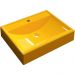 Cuba de Apoio Retangular C01 Para Banheiro RT49 Amarelo - Lyam Decor
