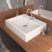 Cuba de Apoio Retangular C01 Para Banheiro RT49 Branco - Lyam Decor