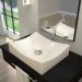 Cuba de Apoio Retangular Para Banheiro Lavabo C01 ML44W Bege - Lyam Decor