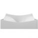 Cuba de Apoio Retangular Para Banheiro Lavabo C01 ML44W Branco - Lyam Decor