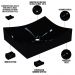 Cuba de Apoio Retangular Para Banheiro Lavabo C01 ML44W Preto - Lyam Decor