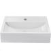 Cuba de Apoio Retangular Para Banheiro Lavabo C01 Q450 Branco - Lyam Decor