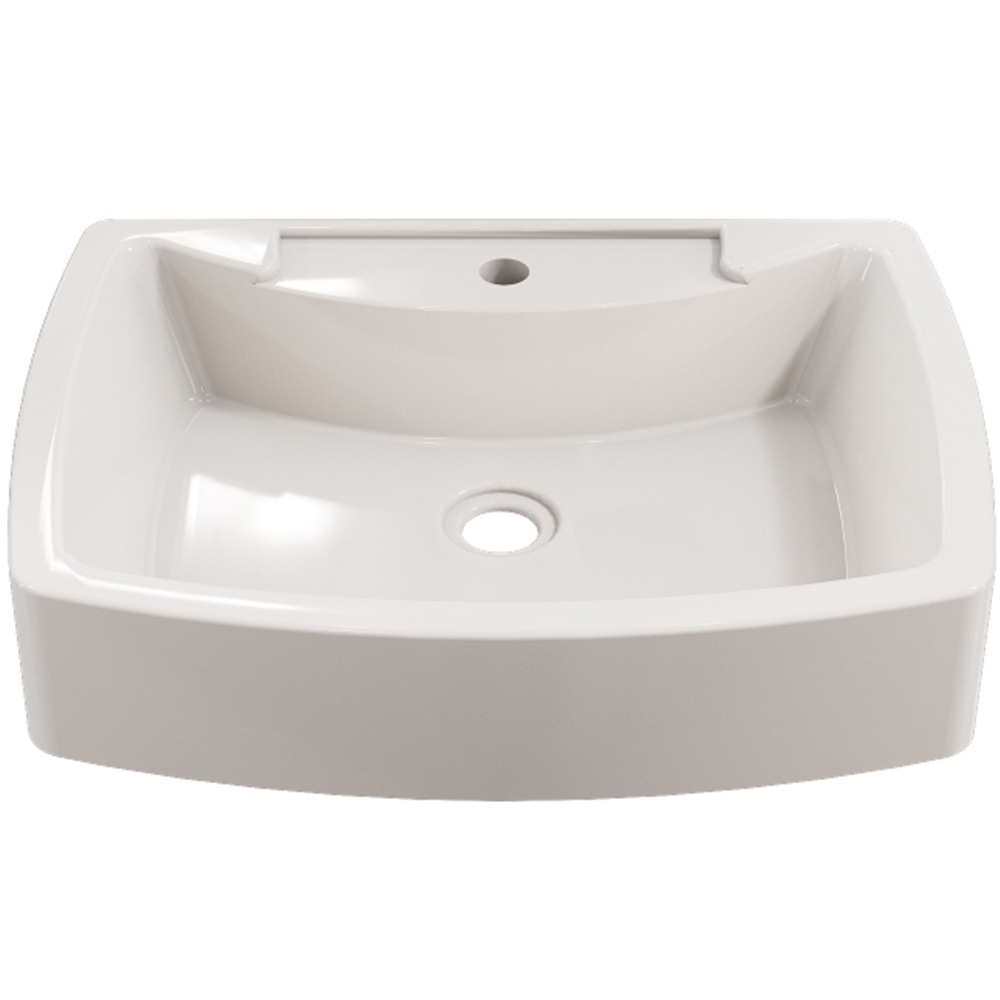 Cuba de Apoio Retangular Para Banheiro Lavabo C01 RT50 Bege - Lyam Decor
