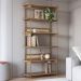 Estante Livreiro Multiuso 6 Prateleiras Industrial Indy A03 Hanover Dourado - Lyam Decor