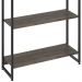 Estante Multiuso Escritório Industrial 3 Prateleiras Areta 104x80cm C01 Carvalho Dark - Lyam Decor
