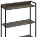 Estante Multiuso Escritório Industrial 3 Prateleiras Areta 104x80cm C01 Carvalho Dark - Lyam Decor