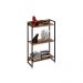 Estante Multiuso Para Escritório Industrial 03 Prateleiras Areta 104x60cm C01 Nogal - Lyam Decor