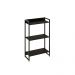 Estante Multiuso Para Escritório Industrial 03 Prateleiras Areta 104x60cm C01 Onix - Lyam Decor