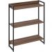 Estante Multiuso Para Escritório Industrial 03 Prateleiras Areta 104x80cm C01 Nogal - Lyam Decor