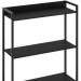 Estante Multiuso Para Escritório Industrial 03 Prateleiras Areta 104x80cm C01 Onix - Lyam Decor