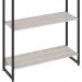 Estante Multiuso Para Escritório Industrial 03 Prateleiras Areta 104x80cm C01 Snow - Lyam Decor