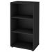 Estante Multiuso com 02 Prateleiras Clean A02 81x45 cm Preto - Lyam Decor