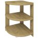 Estante Multiuso com 03 Prateleiras Wind A02 72x49 Olmo - Lyam Decor