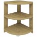 Estante Multiuso com 03 Prateleiras Wind A02 72x49 Olmo - Lyam Decor