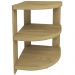 Estante Multiuso com 03 Prateleiras Wind A02 72x49 Olmo - Lyam Decor