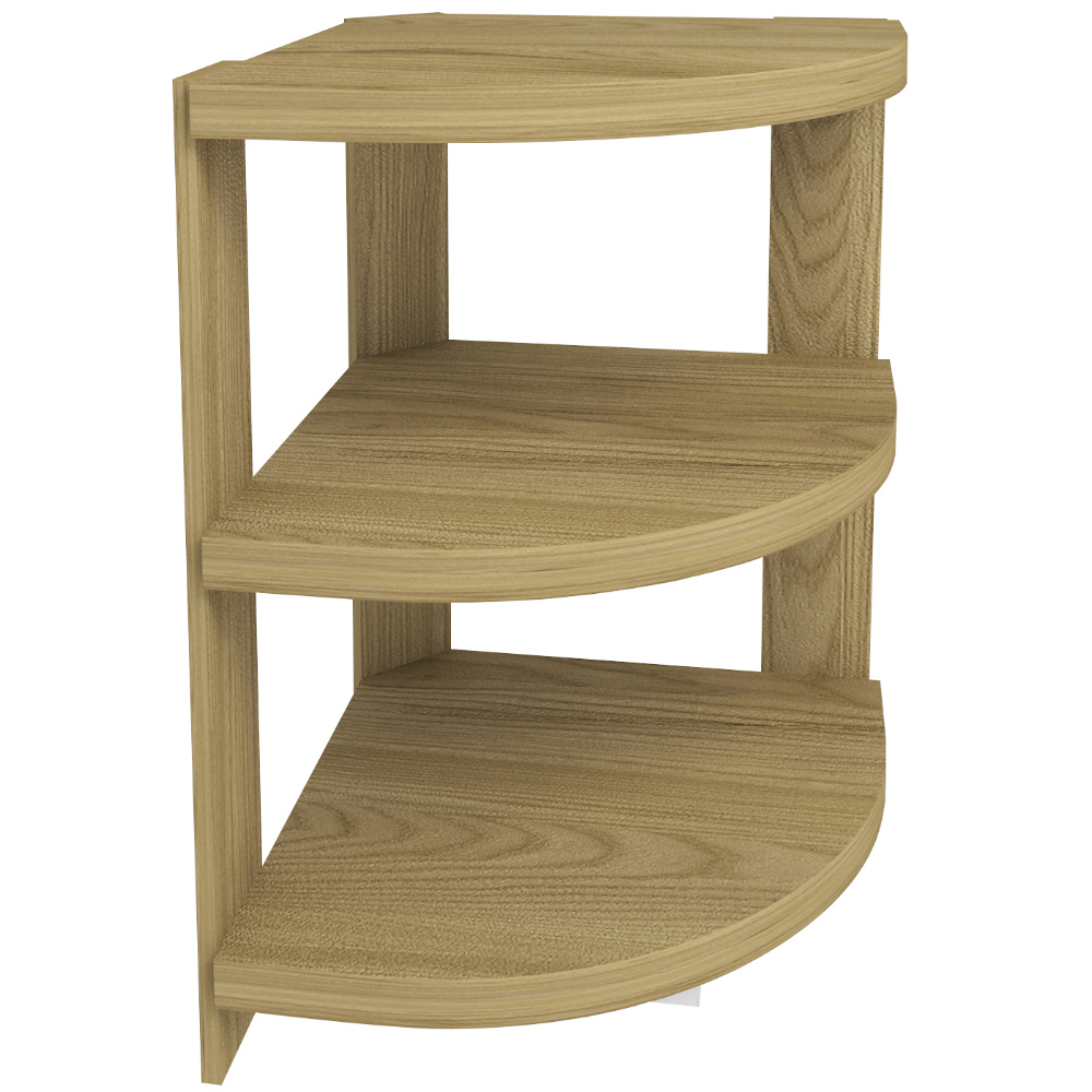 Estante Multiuso com 03 Prateleiras Wind A02 72x49 Olmo - Lyam Decor