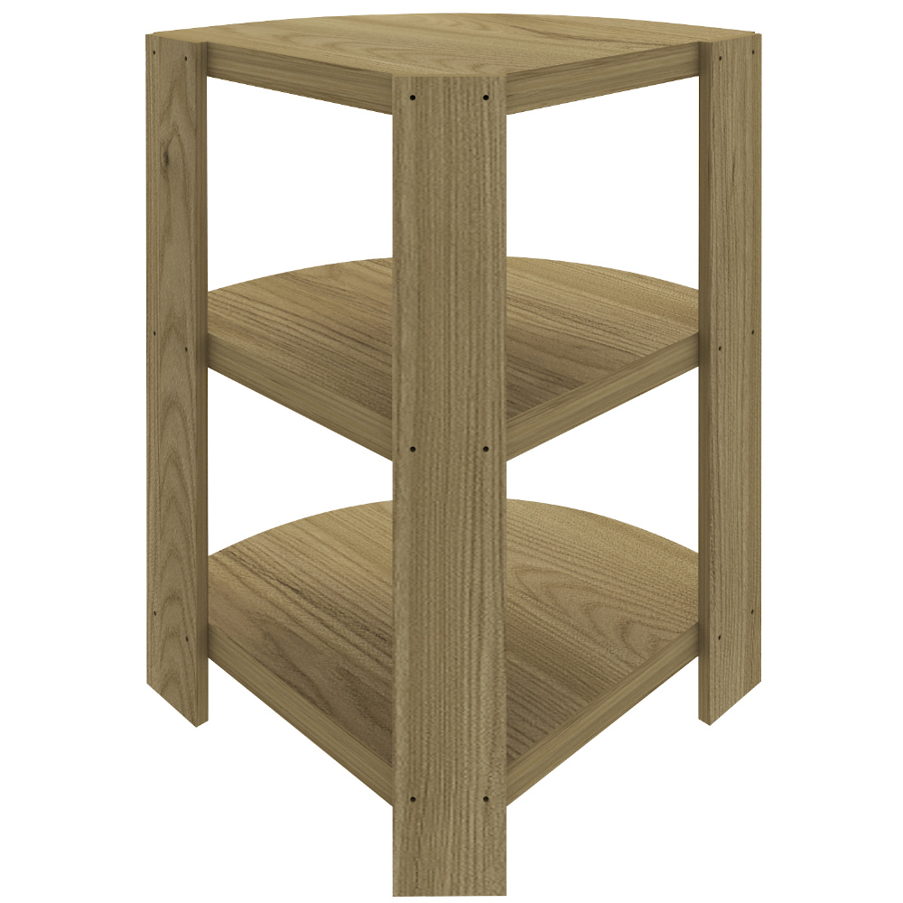 Estante Multiuso com 03 Prateleiras Wind A02 72x49 Olmo - Lyam Decor