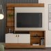 Estante Painel Para TV 50 Pol 160cm River L05 Freijó Off White - Lyam Decor
