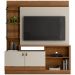 Estante Painel Para TV 50 Pol 160cm River L05 Freijó Off White - Lyam Decor