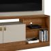 Estante Painel Para TV 50 Pol 160cm River L05 Freijó Off White - Lyam Decor