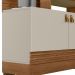 Estante Painel Para TV 50 Pol 160cm River L05 Freijó Off White - Lyam Decor