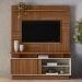 Estante Painel Para TV 60 Pol 150cm Boaz L05 Jatobá Off White - Lyam Decor
