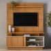 Estante Painel Para TV 60 Pol 150cm Boaz L05 Nature Off White - Lyam Decor