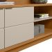 Estante Painel Para TV 60 Pol 180cm Paradise L05 Nature Off White - Lyam Decor