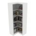 Estante de Canto Para Escritório E Home Office 4 Prateleiras Brandon 171x68 T01 Branco - Lyam Decor