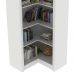 Estante de Canto Para Escritório E Home Office 4 Prateleiras Brandon 171x68 T01 Branco - Lyam Decor