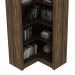 Estante de Canto Para Escritório E Home Office 4 Prateleiras Brandon 171x68cm T01 Nogal - Lyam Decor