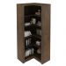 Estante de Canto Para Escritório Home Office 4 Prateleiras Brandon 171x68cm T01 Rústico - Lyam Decor